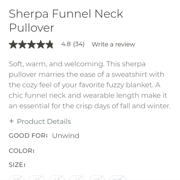 Haven Well Within Brown Sherpa Funnel Neck Pullover Cozy Lounge Wear Size Small - Picture 8 of 13